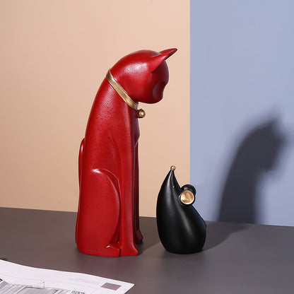 Cute cat desk decoration