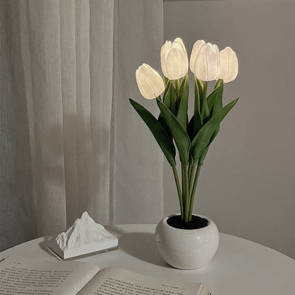 LED Tulip Flower Night Light